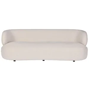 Greenwich 3 Seater Sofa - Ivory Boucle by Cafe Lighting and Living, a Sofas for sale on Style Sourcebook