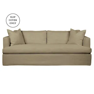 Birkshire 3 Seater Sofa SLIP COVER ONLY - Sage Linen by Cafe Lighting and Living, a Sofas for sale on Style Sourcebook