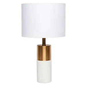 Lane Table Lamp - White by Cafe Lighting and Living, a Table & Bedside Lamps for sale on Style Sourcebook