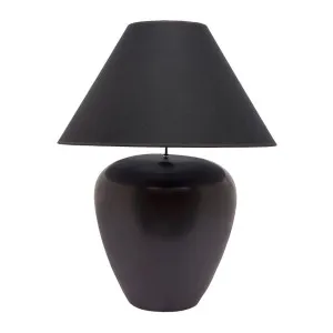 Picasso Table Lamp - Black w Black Shade by Cafe Lighting and Living, a Table & Bedside Lamps for sale on Style Sourcebook
