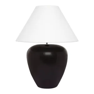 Picasso Table Lamp - Black w White Shade by Cafe Lighting and Living, a Table & Bedside Lamps for sale on Style Sourcebook