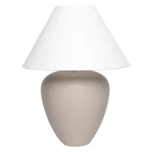Picasso Table Lamp - Natural w White Shade by Cafe Lighting and Living, a Table & Bedside Lamps for sale on Style Sourcebook