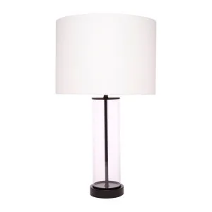 East Side Table Lamp - Black w White Shade by Cafe Lighting and Living, a Table & Bedside Lamps for sale on Style Sourcebook