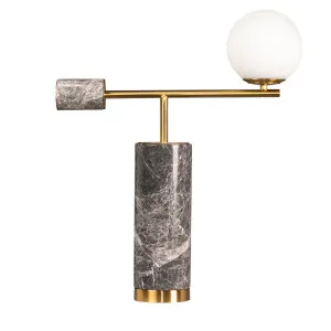 Zamora Marble Table Lamp - Grey by Cafe Lighting and Living, a Table & Bedside Lamps for sale on Style Sourcebook