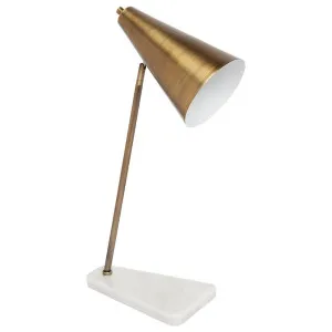 Jaggar Marble Task Lamp by Cafe Lighting and Living, a Table & Bedside Lamps for sale on Style Sourcebook