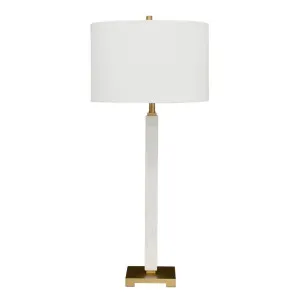Essex Marble Table Lamp - White by Cafe Lighting and Living, a Table & Bedside Lamps for sale on Style Sourcebook