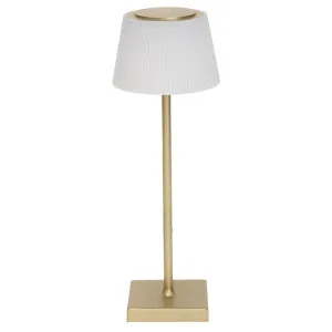 Tate Rechargeable Touch Lamp - Gold by Cafe Lighting and Living, a Table & Bedside Lamps for sale on Style Sourcebook