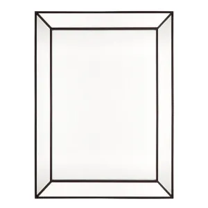 Zeta Wall Mirror - Large Black by Cafe Lighting and Living, a Mirrors for sale on Style Sourcebook