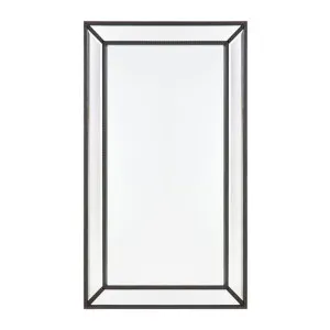 Zeta Wall Mirror - Medium Black by Cafe Lighting and Living, a Mirrors for sale on Style Sourcebook