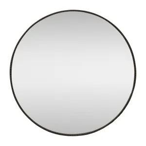 Vera Round Mirror - Antique Black by Cafe Lighting and Living, a Mirrors for sale on Style Sourcebook