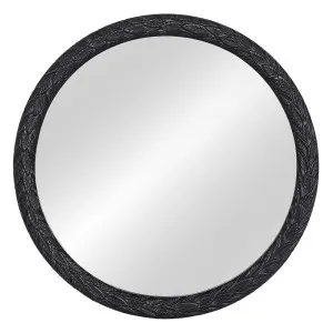Icarus Wall Mirror - Black by Cafe Lighting and Living, a Mirrors for sale on Style Sourcebook