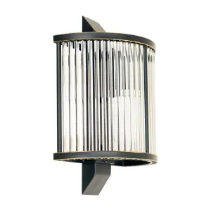 Hayworth Wall Sconce - Antique Black by Cafe Lighting and Living, a Wall Lighting for sale on Style Sourcebook