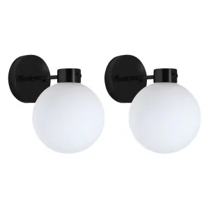 Dylan Wall Sconce Set of 2 - Black by Cafe Lighting and Living, a Wall Lighting for sale on Style Sourcebook