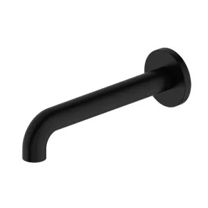 Nero Mecca Basin/Bath Spout Only 185mm Matte Black by Nero Tapware, a Bathroom Taps & Mixers for sale on Style Sourcebook