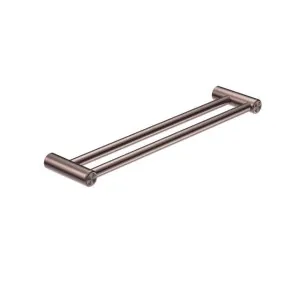 Nero Mecca Care 25mm Double Towel Grab Rail 900mm Brushed Bronze by Nero Tapware, a Towel Rails for sale on Style Sourcebook