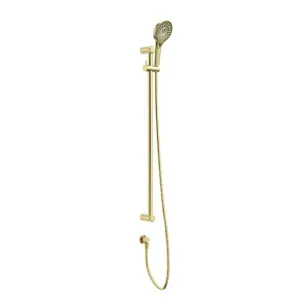 Nero Mecca Care 25mm Grab Rail and Adjustable Shower Rail Set 900mm Brushed Gold by Nero Tapware, a Shower Heads & Mixers for sale on Style Sourcebook