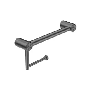 Nero Mecca Care 25mm Toilet Roll Rail 300mm Gunmetal by Nero Tapware, a Toilet Paper Holders for sale on Style Sourcebook