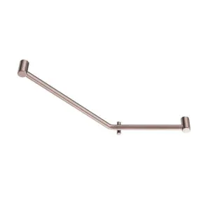 Nero Mecca Care 32mm Ambulant 45 Degree Bent Tube Grab Rail 450x650mm Brushed Bronze by Nero Tapware, a Towel Rails for sale on Style Sourcebook