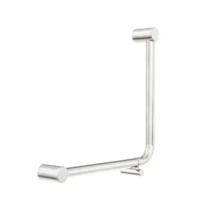 Nero Mecca Care 32mm Ambulant 90 Degree Bent Tube 450x450mm Brushed Nickel by Nero Tapware, a Towel Rails for sale on Style Sourcebook