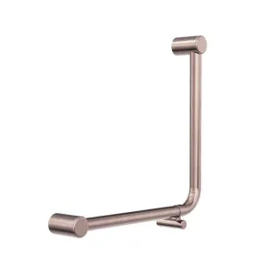 Nero Mecca Care 32mm Ambulant 90 Degree Bent Tube 450x450mm Brushed Bronze by Nero Tapware, a Towel Rails for sale on Style Sourcebook