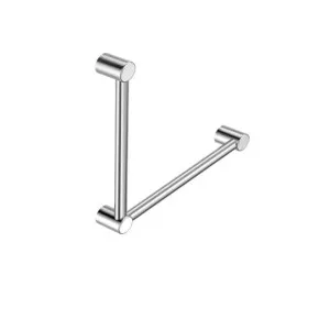 Nero Mecca Care 32mm Ambulant Toilet Grab Rail 90 Degree 450x450mm Chrome by Nero Tapware, a Towel Rails for sale on Style Sourcebook