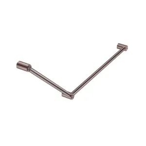 Nero Mecca Care 32mm DDA Grab Rail Set 45 Degree 750x900mm Brushed Bronze by Nero Tapware, a Towel Rails for sale on Style Sourcebook