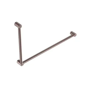 Nero Mecca Care 32mm DDA Grab Rail Set 90 Degree 600x1000mm Brushed Bronze by Nero Tapware, a Towel Rails for sale on Style Sourcebook