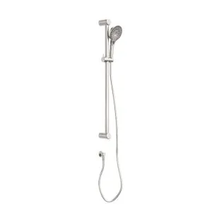 Nero Mecca Care 32mm Grab Rail and Adjustable Shower Rail Set 900mm Brushed Nickel by Nero Tapware, a Shower Heads & Mixers for sale on Style Sourcebook