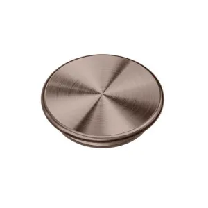 Nero Mecca Care 32mm Grab Rail Cap Brushed Bronze by Nero Tapware, a Towel Rails for sale on Style Sourcebook