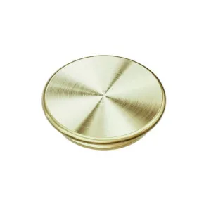 Nero Mecca Care 32mm Grab Rail Cap Brushed Gold by Nero Tapware, a Towel Rails for sale on Style Sourcebook