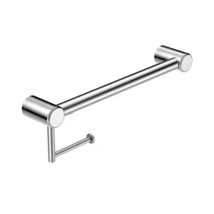 Nero Mecca Care 32mm Grab Rail With Toilet Roll Holder 450mm Chrome by Nero Tapware, a Towel Rails for sale on Style Sourcebook