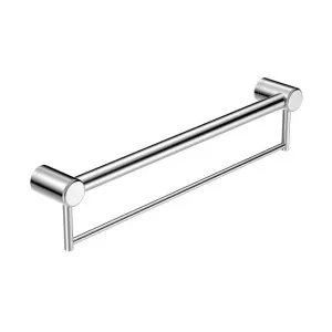 Nero Mecca Care 32mm Grab Rail With Towel Holder 600mm Chrome by Nero Tapware, a Towel Rails for sale on Style Sourcebook