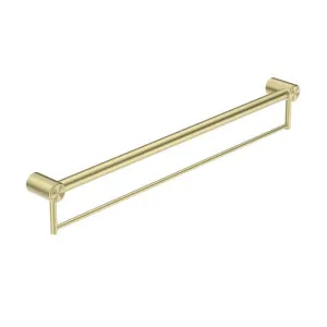 Nero Mecca Care 32mm Grab Rail With Towel Holder 900mm Brushed Gold by Nero Tapware, a Towel Rails for sale on Style Sourcebook