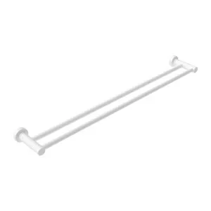 Nero Mecca Double Towel Rail 600mm Matte White by Nero Tapware, a Towel Rails for sale on Style Sourcebook