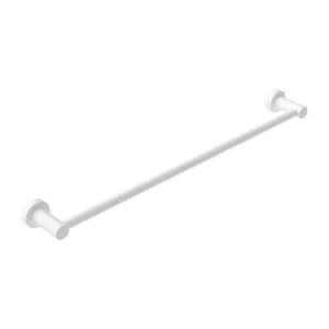 Nero Mecca Single Towel Rail 600mm Matte White by Nero Tapware, a Towel Rails for sale on Style Sourcebook