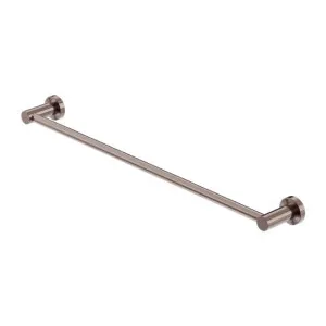 Nero Mecca Single Towel Rail 800mm Brushed Bronze by Nero Tapware, a Towel Rails for sale on Style Sourcebook