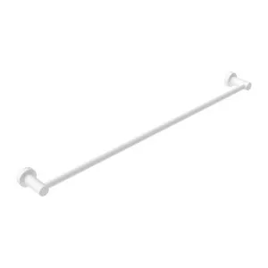 Nero Mecca Single Towel Rail 800mm Matte White by Nero Tapware, a Towel Rails for sale on Style Sourcebook