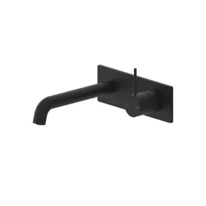 Nero Mecca Wall Basin/Bath Mixer Handle Up 185mm Matte Black by Nero Tapware, a Bathroom Taps & Mixers for sale on Style Sourcebook