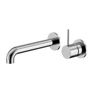 Nero Mecca Wall Basin/Bath Mixer Separate Back Plate Handle Up 260mm Chrome by Nero Tapware, a Bathroom Taps & Mixers for sale on Style Sourcebook