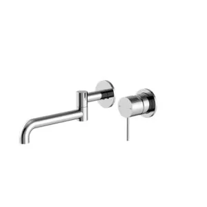 Nero Mecca Wall Basin/Bath Mixer Swivel Spout 225mm Chrome by Nero Tapware, a Bathroom Taps & Mixers for sale on Style Sourcebook