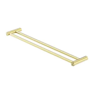 Nero New Mecca Double Towel Rail 600mm Brushed Gold by Nero Tapware, a Towel Rails for sale on Style Sourcebook