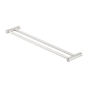Nero New Mecca Double Towel Rail 600mm Brushed Nickel by Nero Tapware, a Towel Rails for sale on Style Sourcebook
