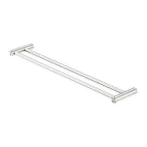 Nero New Mecca Double Towel Rail 800mm Brushed Nickel by Nero Tapware, a Towel Rails for sale on Style Sourcebook