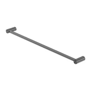 Nero New Mecca Single Towel Rail 600mm Gun Metal by Nero Tapware, a Towel Rails for sale on Style Sourcebook