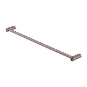 Nero New Mecca Single Towel Rail 800mm Brushed Bronze by Nero Tapware, a Towel Rails for sale on Style Sourcebook
