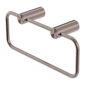 Nero New Mecca Towel Ring Brushed Bronze by Nero Tapware, a Towel Rails for sale on Style Sourcebook