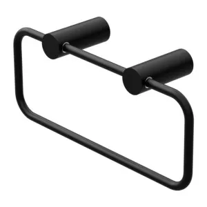 Nero New Mecca Towel Ring Matte Black by Nero Tapware, a Towel Rails for sale on Style Sourcebook