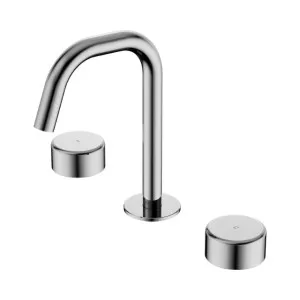 Nero Serenity Basin Set Arc Spout With Metal Handle Chrome by Nero Tapware, a Bathroom Taps & Mixers for sale on Style Sourcebook