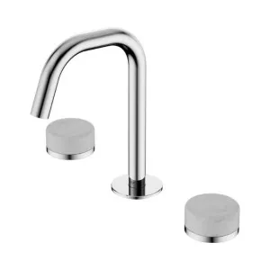 Nero Serenity Basin Set Edge Spout With Carrara Handle Chrome by Nero Tapware, a Bathroom Taps & Mixers for sale on Style Sourcebook