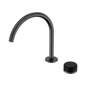 Nero Serenity Progressive Bath/Kitchen Mixer Arc Spout With Marquina Black Handle Gun Metal by Nero Tapware, a Kitchen Taps & Mixers for sale on Style Sourcebook